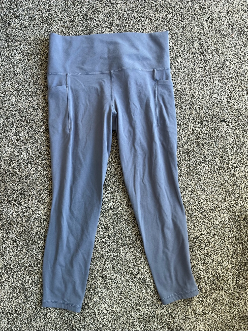 Athleta High-Waist Leggings in Dusty Blue